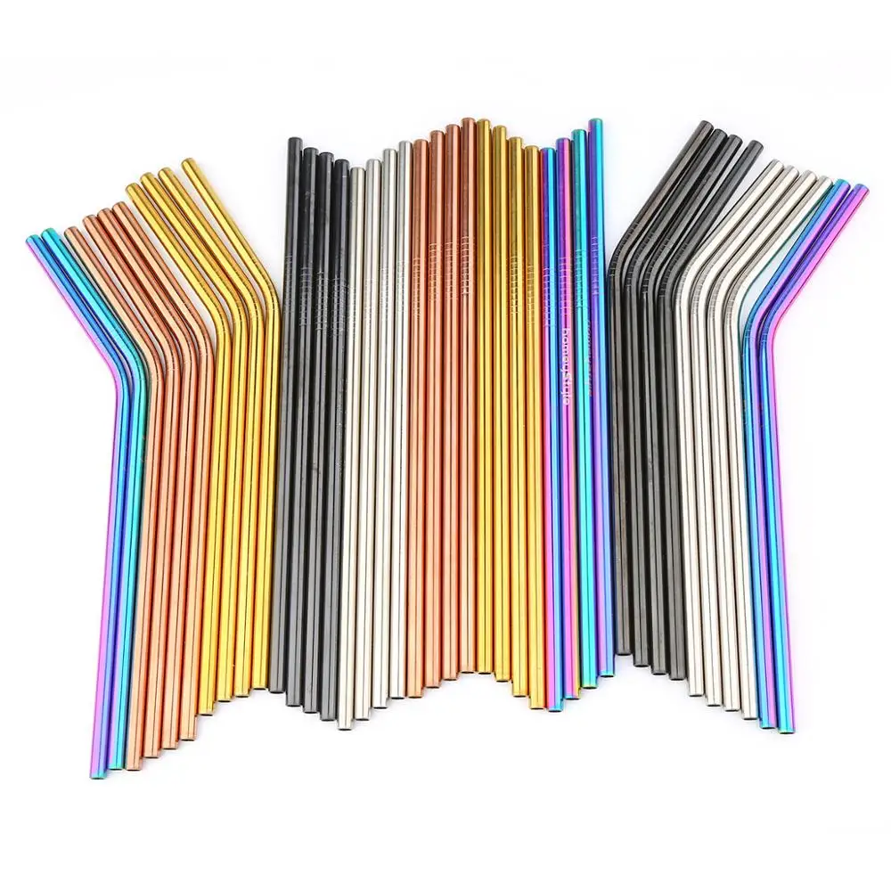 Трубочки для напитков 100 шт./партия экологически чистые многоразовые трубочки из