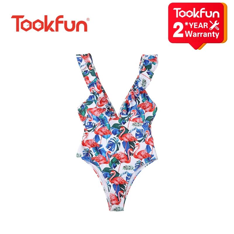 Новый сексуальный слитный купальник для женщин с глубоким V-образным вырезом