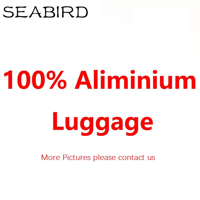 SEABIRD 100% Алюминиевый багаж в твердом переплете тележка для багажа Дорожный