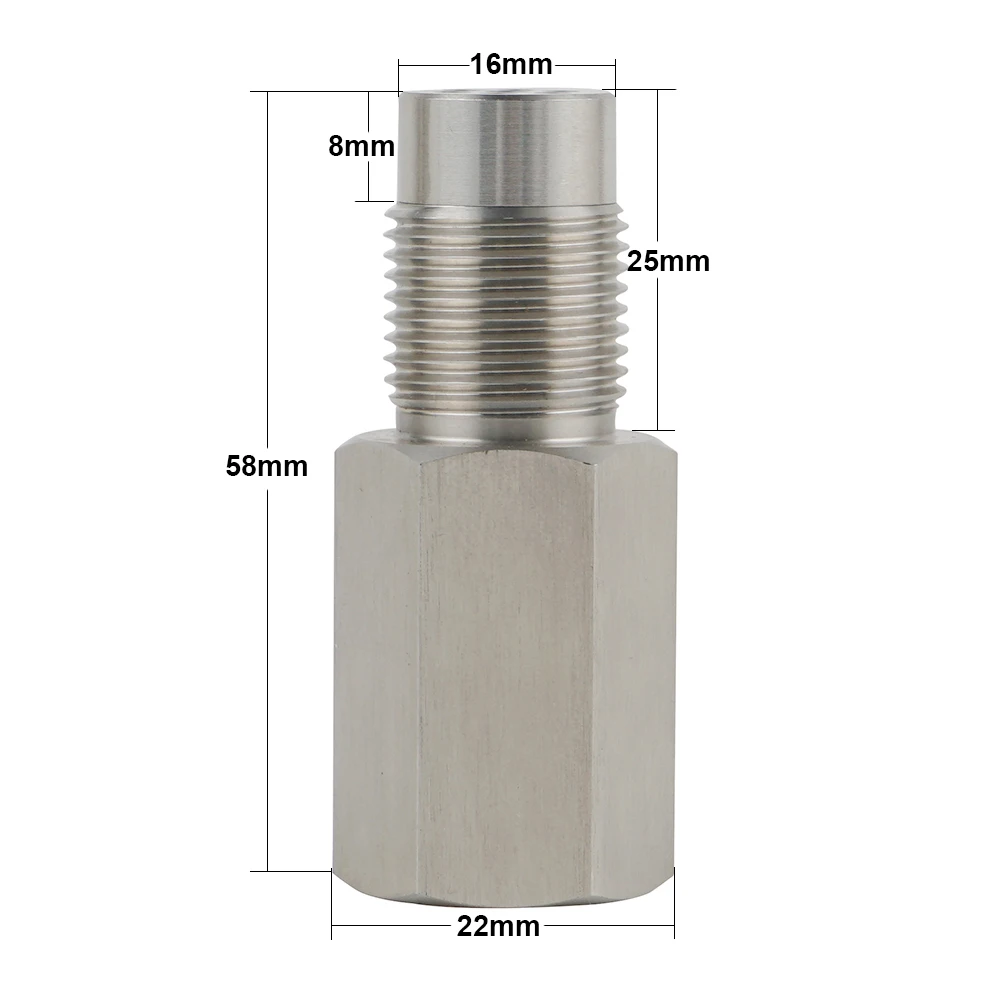 M18x1.5 Check Engine Light Adapter CEL Eliminator Real Mini Catalytic Converter O2 Oxygen Sensor Stainless Steel Car Accessories |