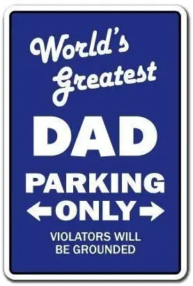 

EHAKB-Лучший в мире папа стояночный ЗНАК Забавный папа День отца поп Забавный Знак подарок для дома и улицы декоративный