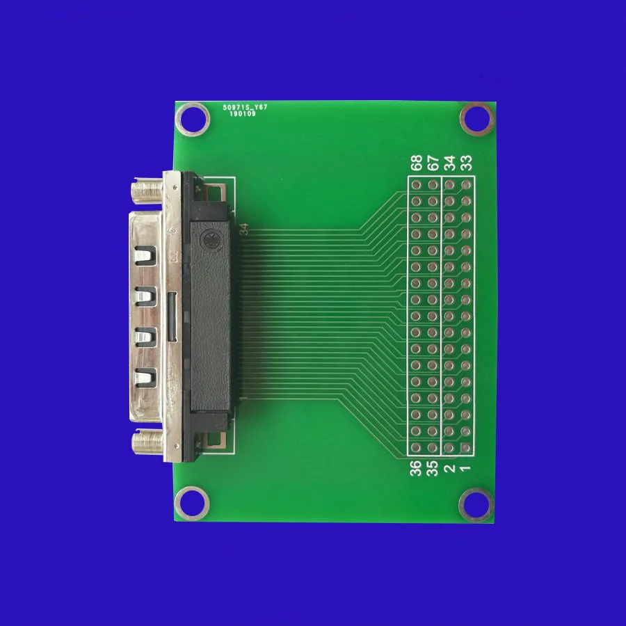 VHDCI 68 маленькая шина SCSI распределительная панель с винтами| |