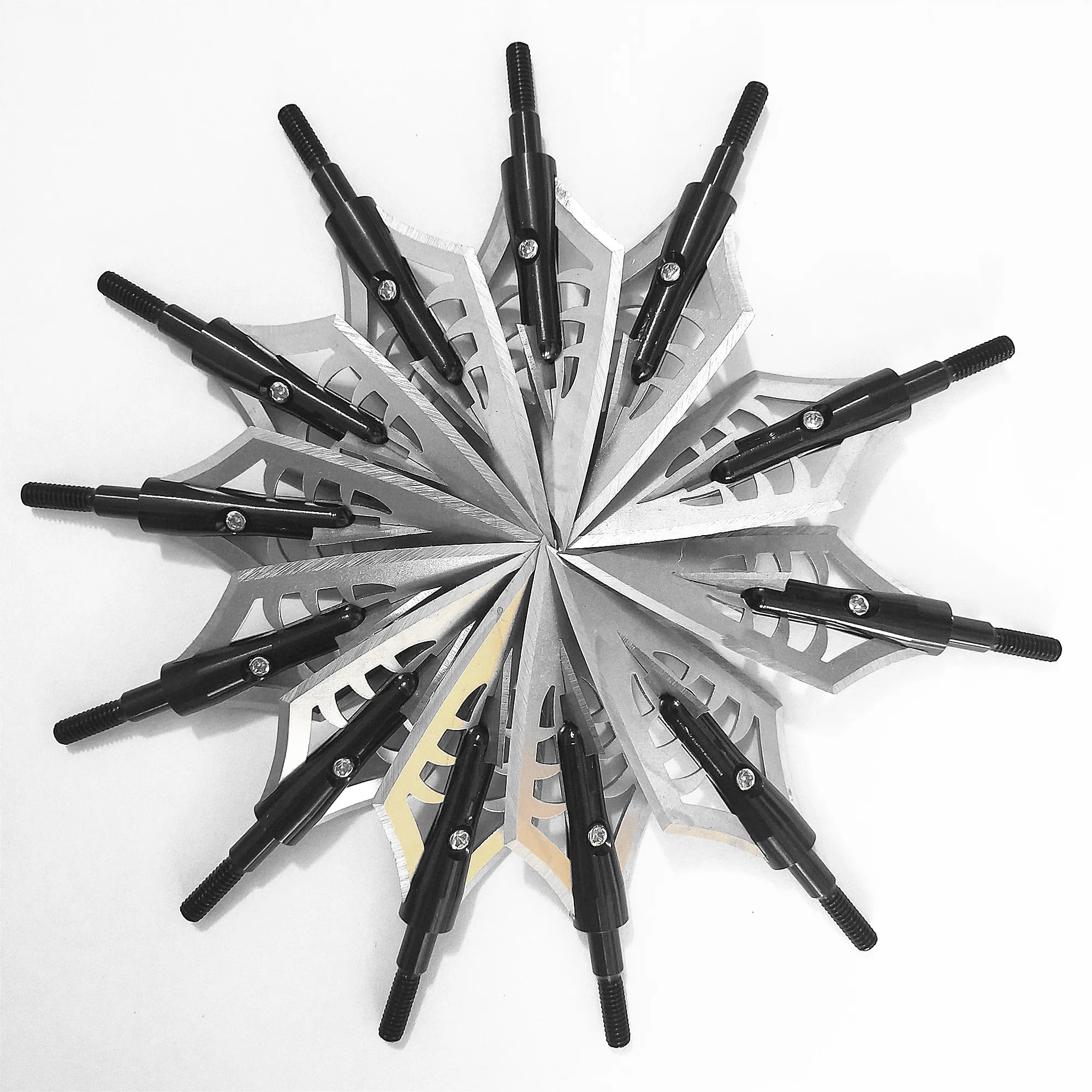 

Hunting Fishbone Broadheads 1.1" Cut 150 Grain Crossbow Compound Bow Arrowheads