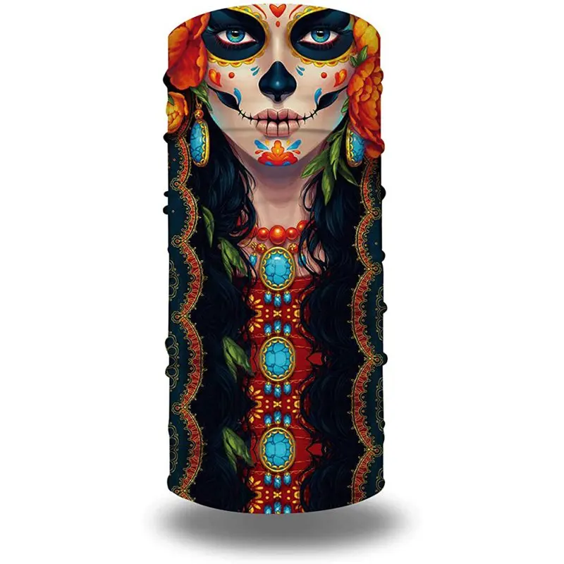 

Seamless Crow Bandana Mask Neck Leggings Scarf Scarf Headdress Balaclava Men Women Dust Wind Sunscreen Motorcycles