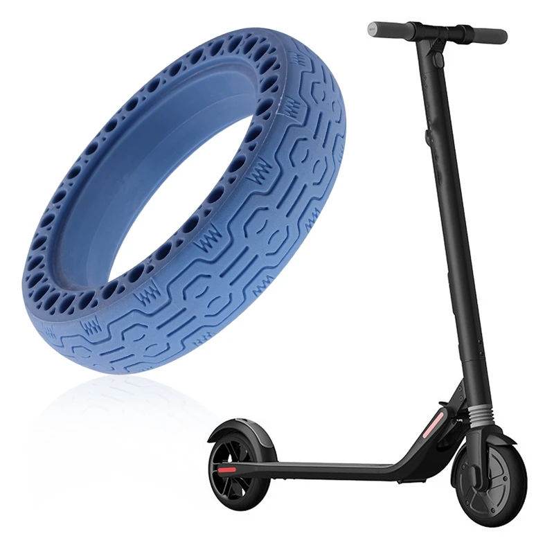 Durable Scooter Tyre Anti-Explosion Tire Tubeless Solid For Xiaomi Mijia M365/Ninebot Electric Scooter(Blue) | Автомобили и