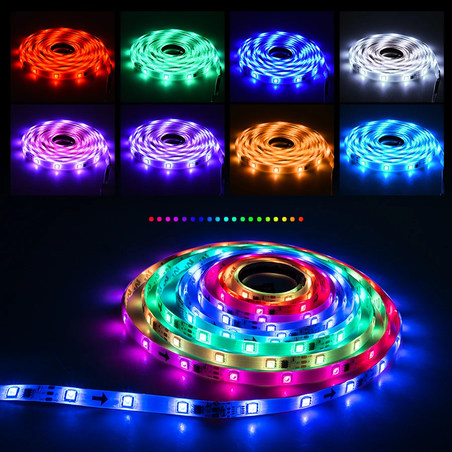 2811 LED Strip Light 12V WS2811 5050 RGB TV Backlight Tape Lamp Pixels Programmable Individual Addressable Diode Ribbon Flexible | Лампы и
