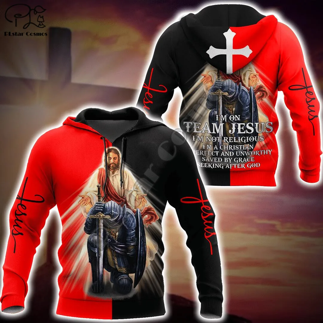 

PLstar Cosmos Jesus Christian 3D Printed 2022 New Fashion Hoodies Sweatshirts Zip Hooded For Men/Women Casual Streetwear J-18