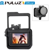 puluz hard case for gopro hero 8 black housing shell protective cage insurance frame housing for gopro hero8 camera cage case