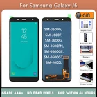 Super AMOLED для Samsung Galaxy J6 2018 J600G, J600F, J600G, J600FN, J600L ЖК-дисплей и сенсорная стеклянная панель в сборе