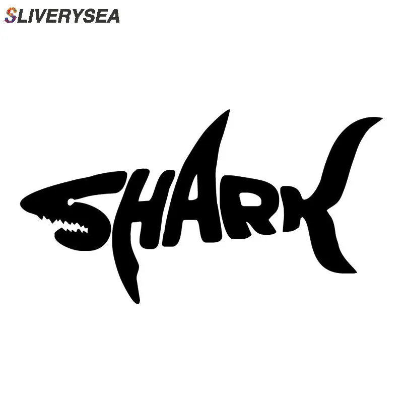 SLIVERYSEA 11 9 см * 6 4 Акула животное автомобиль-Стайлинг автомобиля аксессуары