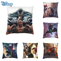marvel the avengers spiderman decorative pillowcase cushion cover sofa car lumbar printed linen pillow cover home decoration