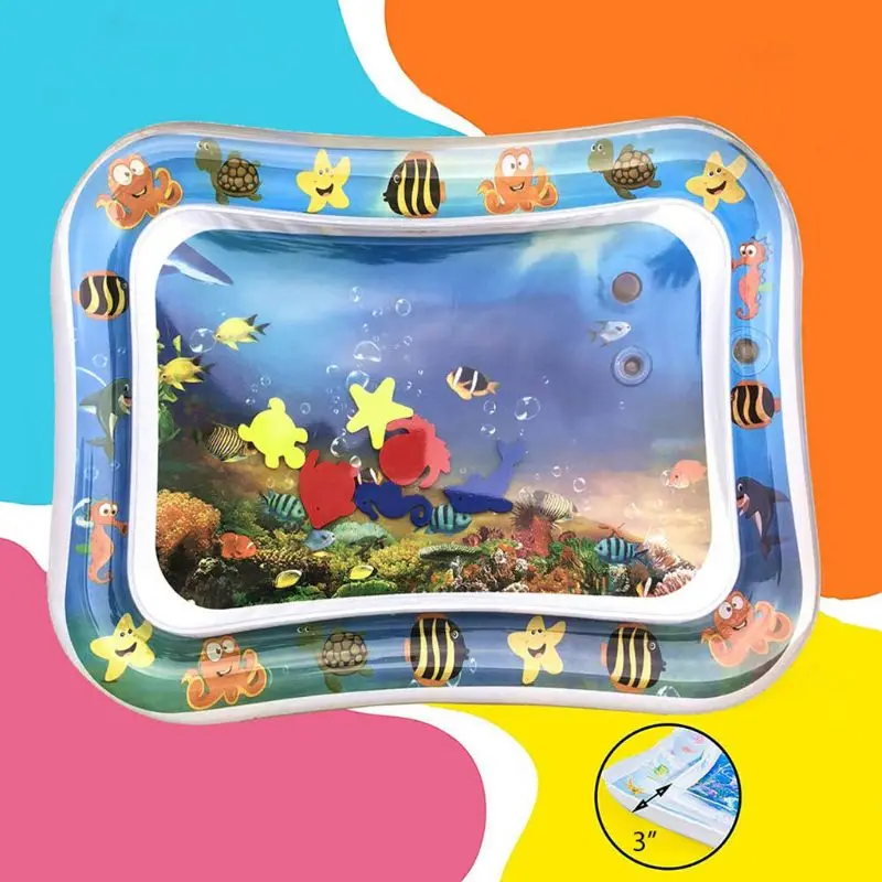 

Baby Kids Water Play Mat Inflatable PVC Infant Playmat Cushion for Toddlers 54DA