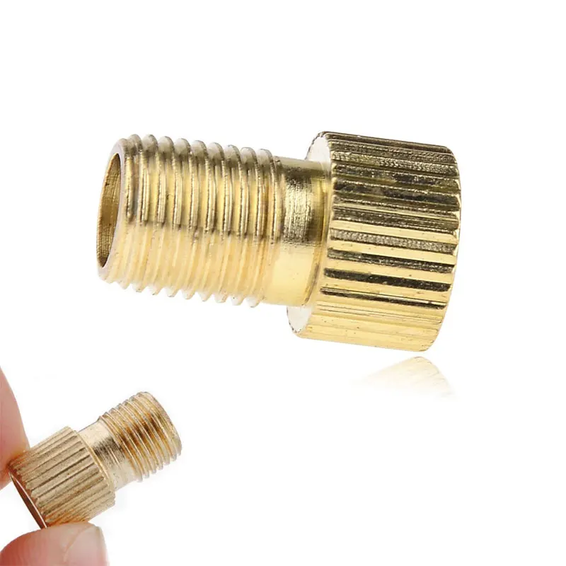 

4Pcs/Lot Copper PRESTA to SCHRADER Converter Car Valve Adapter Bicycle Bike Tube Pump Air Compressor Tools