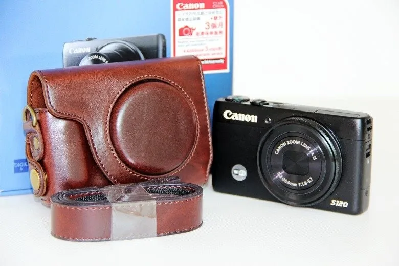 Винтажный чехол для камеры из искусственной кожи сумка Canon Powershot s110 S120 с ремешком