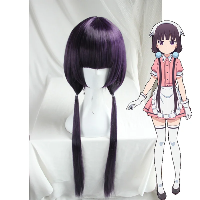 Парик для косплея аниме Blend S термостойкий синтетический Хэллоуина карнавала