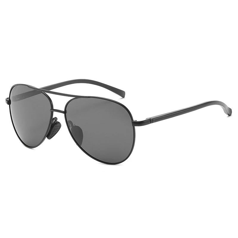 Мужские Солнцезащитные очки авиаторы HBK черные поляризационные для путешествий