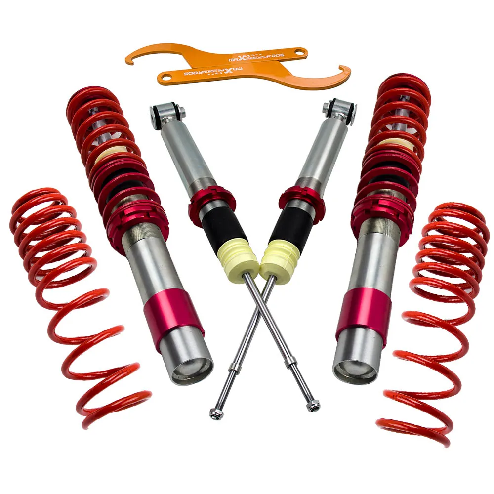 Coilover регулируемая подвеска понижающий шок комплект для BMW E39 5 Series 1995 2004 520 530 540 528