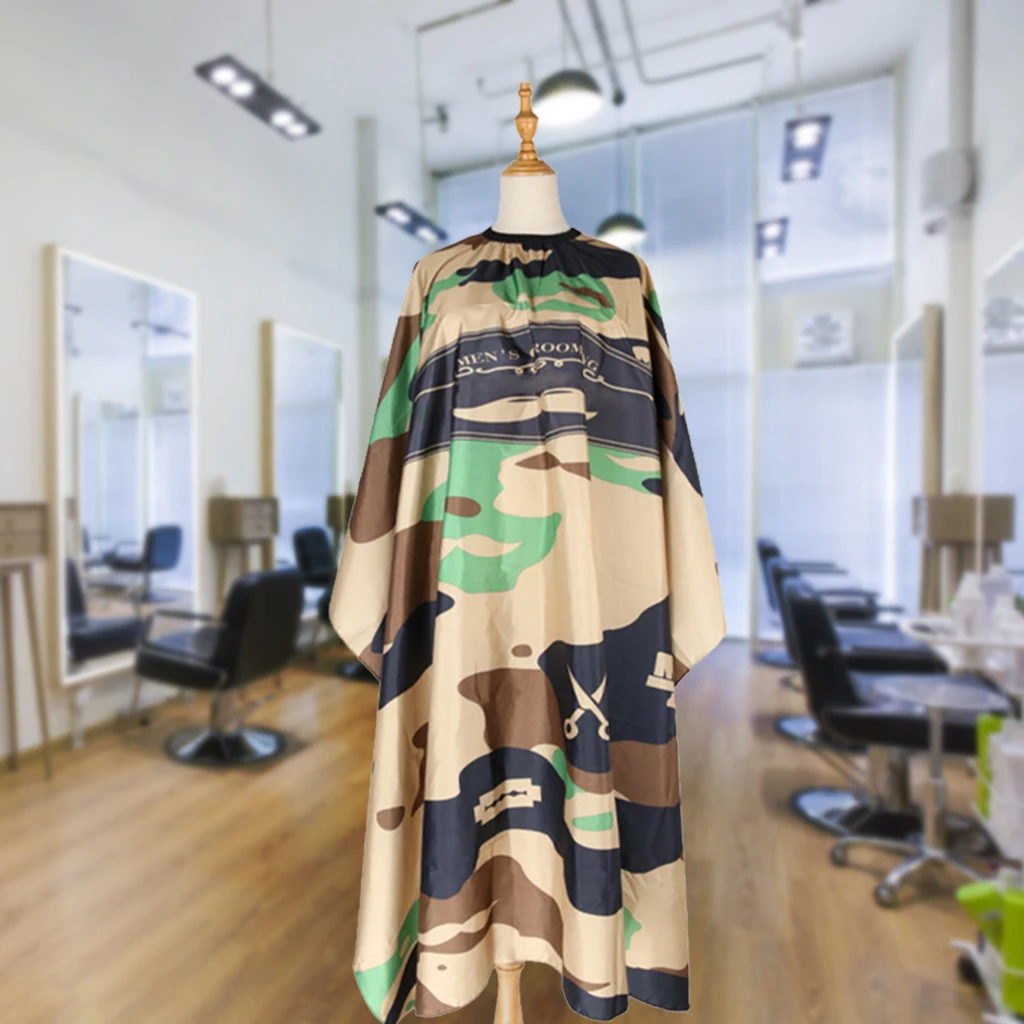 

New Hairdressing Barber Cloth Camouflage Pattern Hairdresser Apron Hair Cutting Gown Kids&Adult Cape Pro Salon Styling Tool