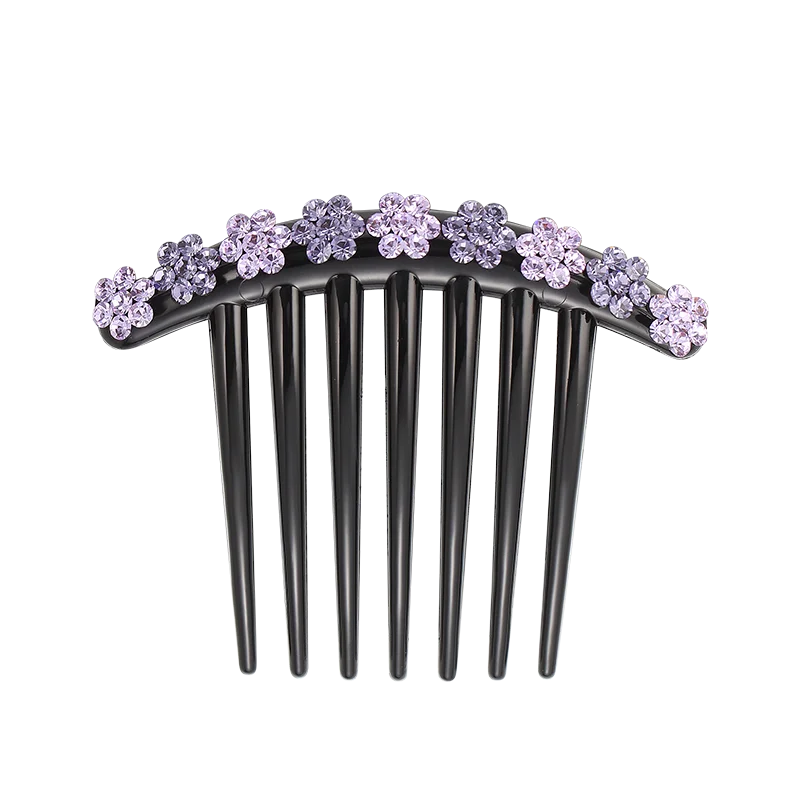 

CHIMERA Rhinestone Flower Hair Combs Clip Vintage Korean Bling Crystal Hair Pins Luxury Elegant Women Bridal Wedding Accessories