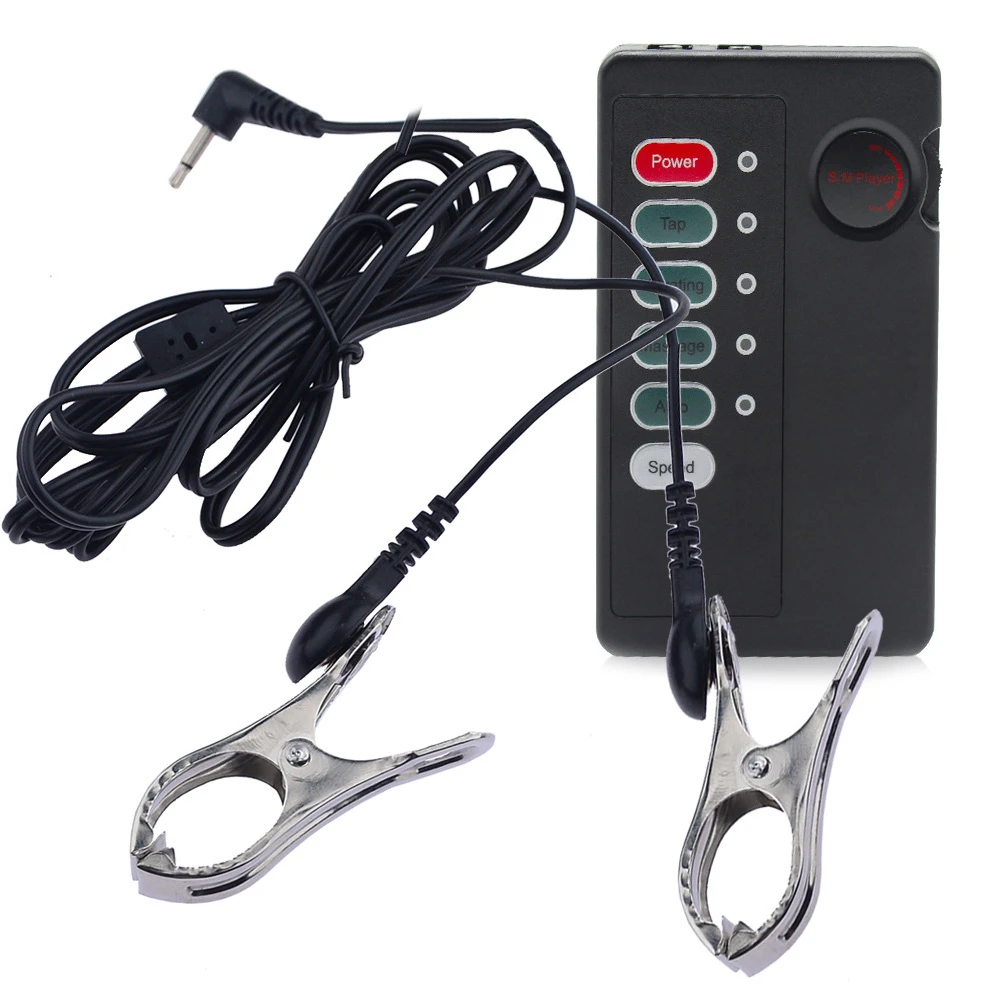 Сексуальные электро-зажимы для груди фотозажим электрошоковый Стимулятор