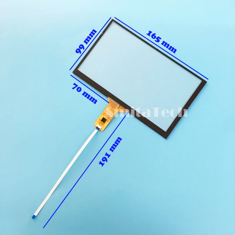 Сменная 7 дюймовая емкостная сенсорная панель для автомобильного DVD навигатора