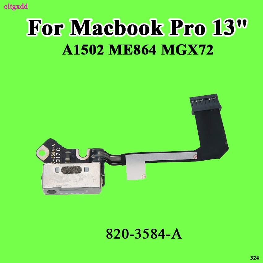 Cltgxdd для Macbook Pro зарядный порт 13 дюймов A1502 Питание DC Jack 820-3584-A Retina 2013 2014 2015 |