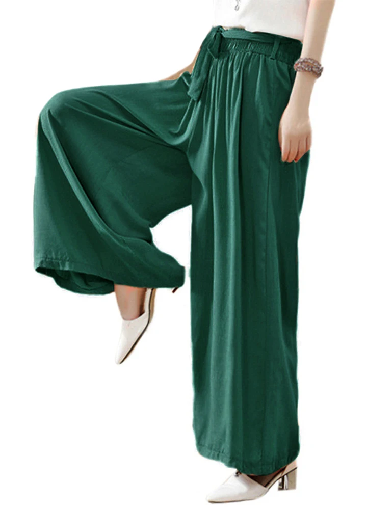 Брюки Romacci женские с широкими штанинами повседневные свободные длинные штаны из