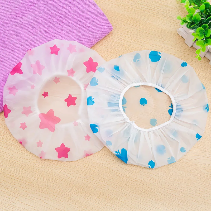 1 шт. Аксессуары для ванной комнаты Водонепроницаемый душ Кепки Эластичная лента