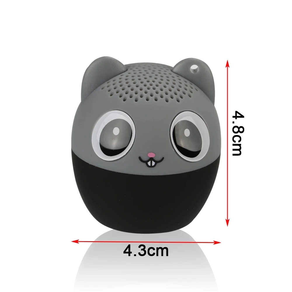 Мини динамик bluetooth с животными портативный беспроводной уличный звук стерео