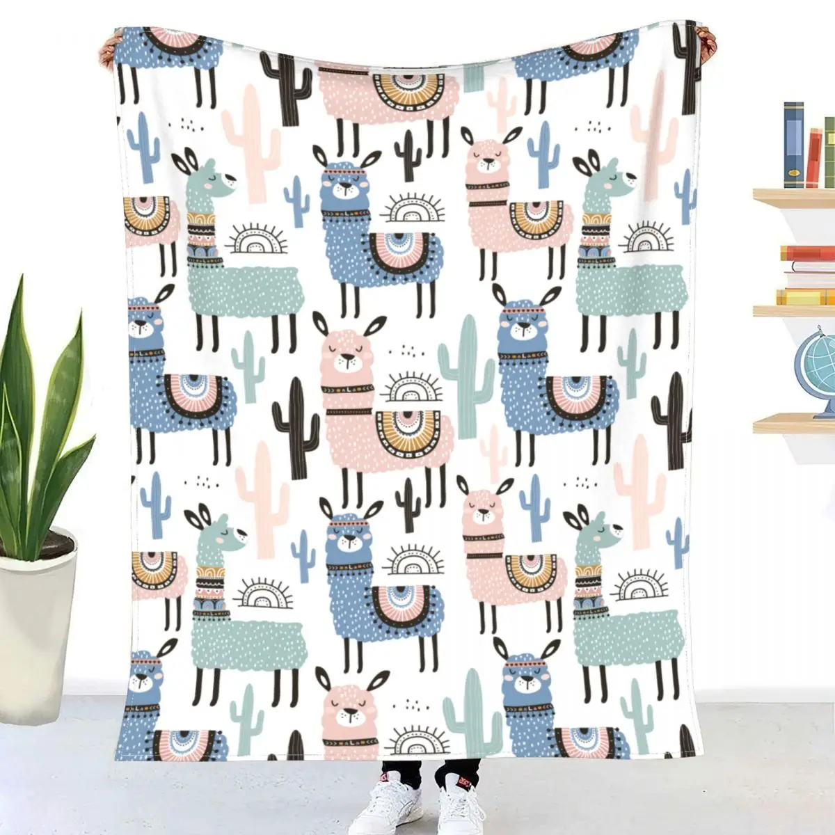 

Camel Wool Blanket Alpaca Flannel Blanket All Season Animal Cute Multifunctional Soft Blankets Bedding Office Bedspread