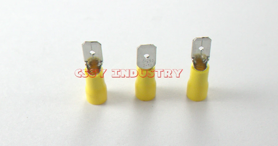 25 шт. предварительно изолирующий женский и мужской клеммный блок разъем FDD1.25/2/5. 5