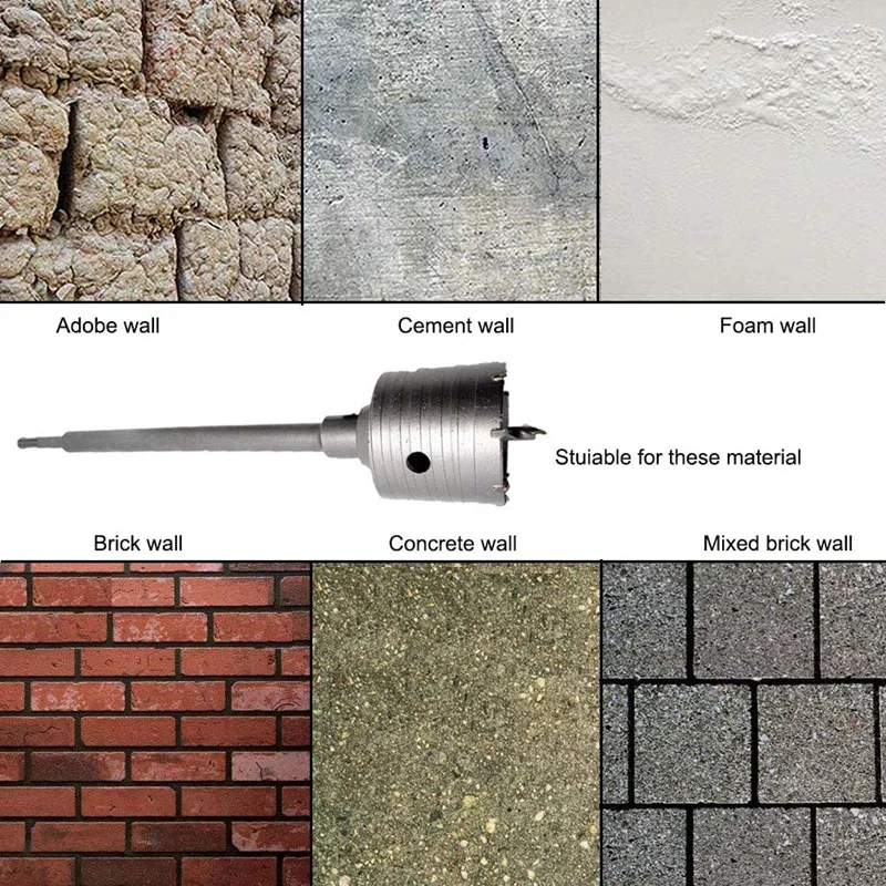 Наборы для бетонной кольцевой пилы SDS Plus хвостовик стенное отверстие резак