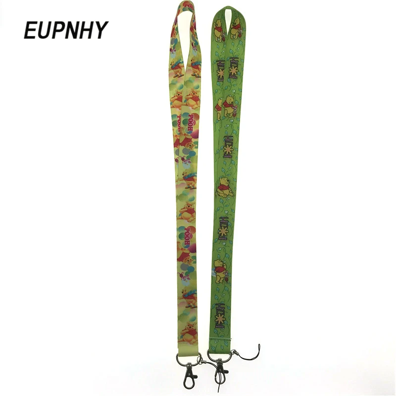 EUPNHY милый мультфильм Винни Пух шнурки для мобильных телефонов MP3 USB флэш