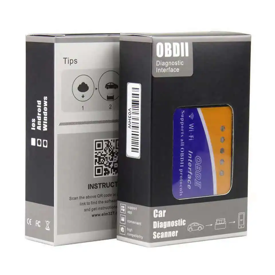 ELM327 V1.5 OBD2 сканер PIC18F25K80 Bluetooth/wifi автомобильный диагностический инструмент для - Фото №1