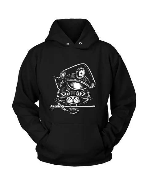 

Cat With Knife Unisex Hoodie