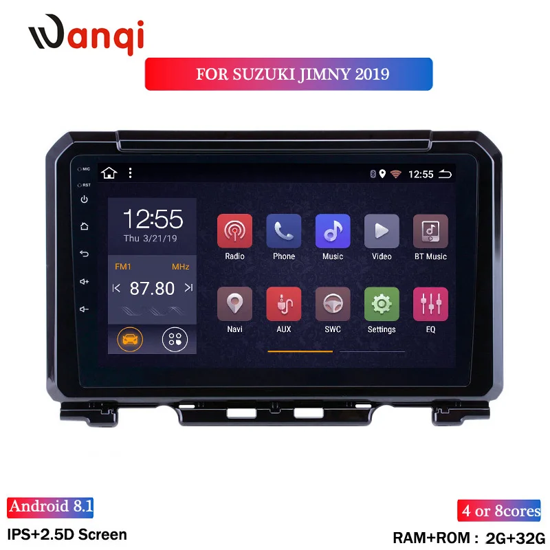 9 дюймовый автомобильный GPS навигатор 2 Гб ОЗУ 32 ПЗУ Android 8 1 радио для Suzuki JIMNY 2019 с