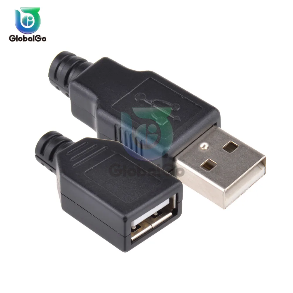 10 шт./лот тип A USB 3. 0 4-контактный разъем пластиковая крышка микро мини-USB-адаптер