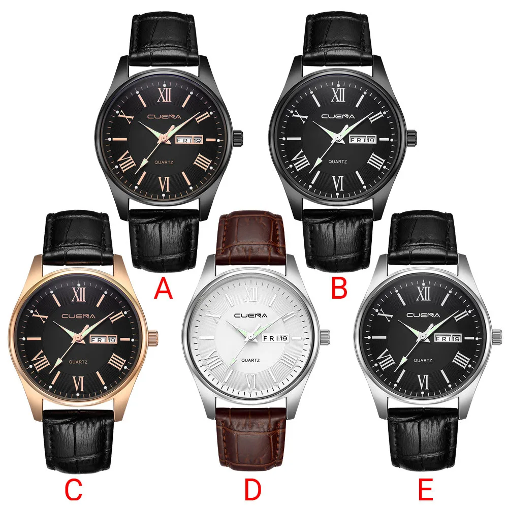 

men watchLuxury Brand Men Analog Leather bussiness Watches Men's Watch Male Date Quartz Clock Relogio Masculino 2020 A50