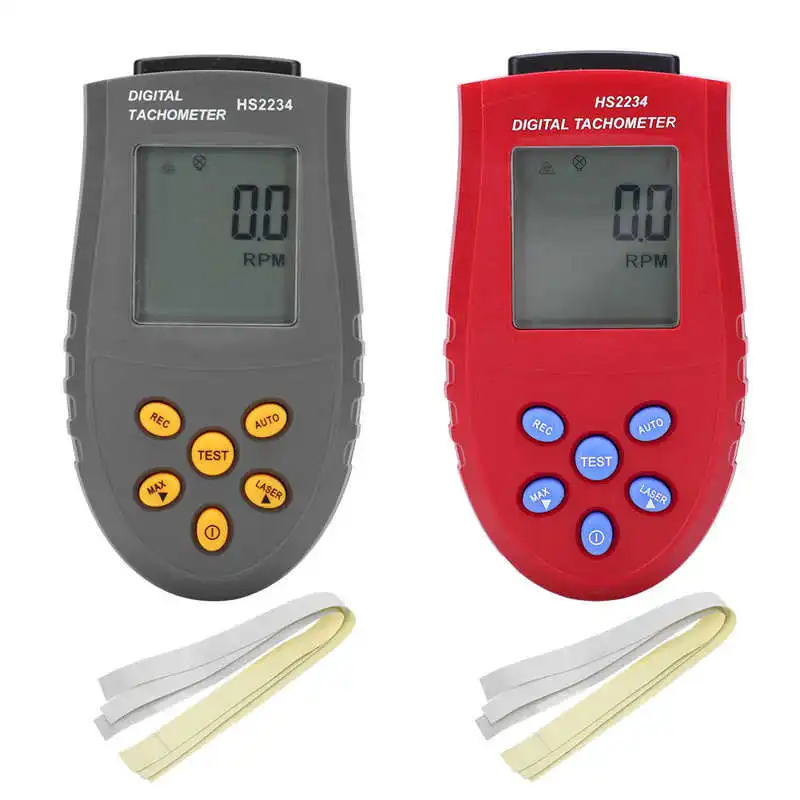 HS2234 Бесконтактный тахометр с цифровым дисплеем измеритель скорости