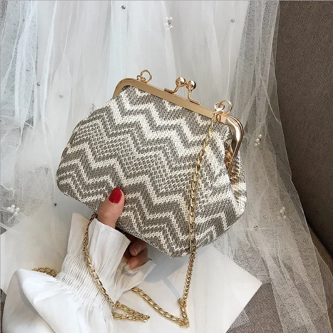 Новая женская Соломенная Сумка через плечо| |