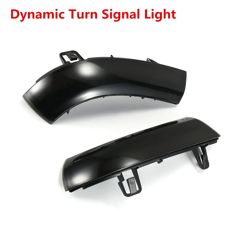 Dynamic Light 2 шт. динамический сигнал поворота светодиодный зеркало заднего вида Индикатор для зеркала мигалка дополнительный свет для Volkswagen VW GOLF 5 Jetta MK5 Passat B5.5 B6 - Цвет: Dynamic Light