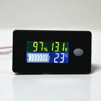 new 1pc 12v acid lead lithium battery capacity indicator lcd voltmeter tester measurement analysis instruments