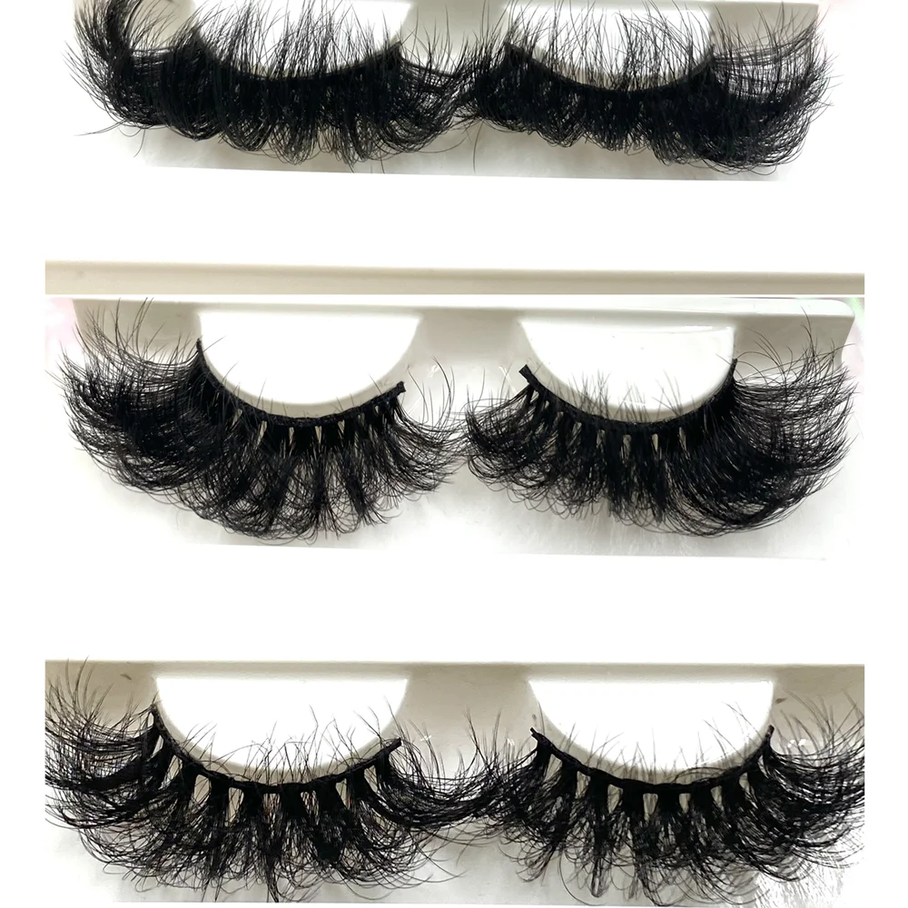 Женские модные черные 3D норковые ресницы Wispes Многослойные перекрещивающиеся для