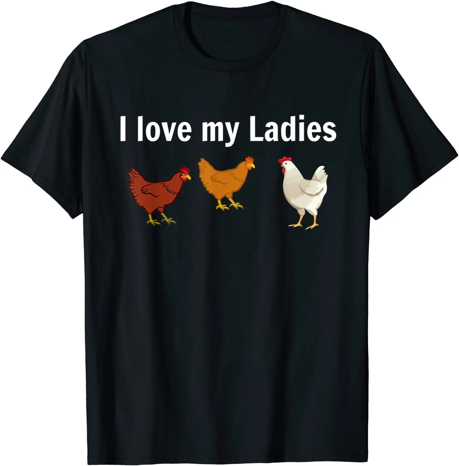 Забавная футболка с изображением курицы фермеров я люблю мою женскую