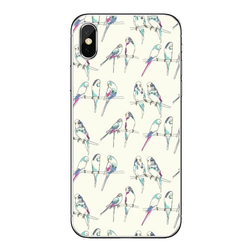 Clear Soft Cases For Sony Xperia Z5 C6 L2 XA1 XA2 XZ1 XZ2 LG G5 G6 G7 Q6 Q7 Q8 Q9 V30 V20 V10 cute animal Chubby Cockatiel Case | Мобильные