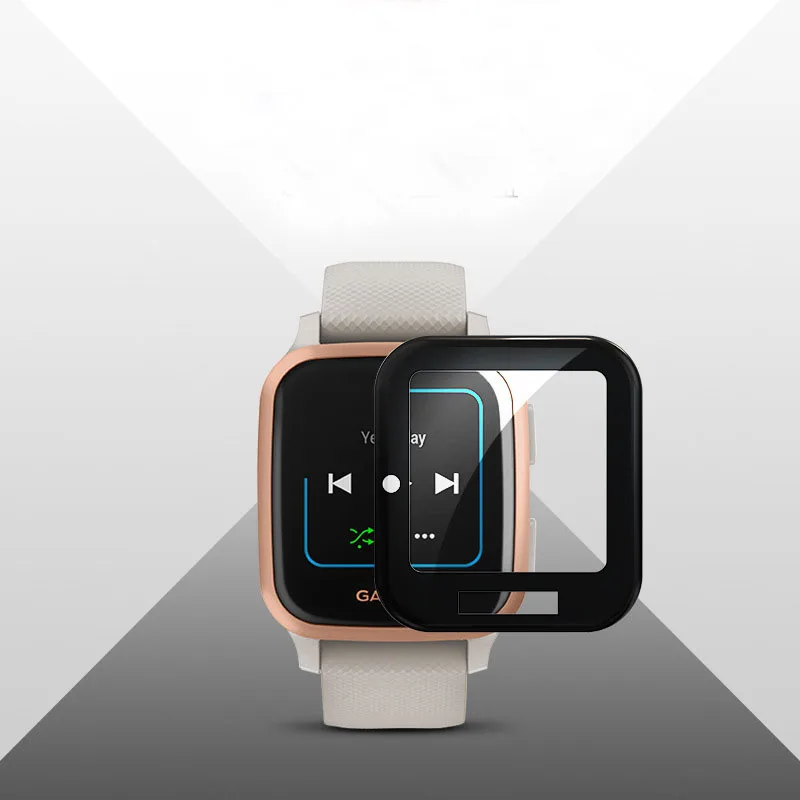 Мягкая защитная пленка 3D с изогнутыми краями Смарт часы ЖК дисплеем и полным