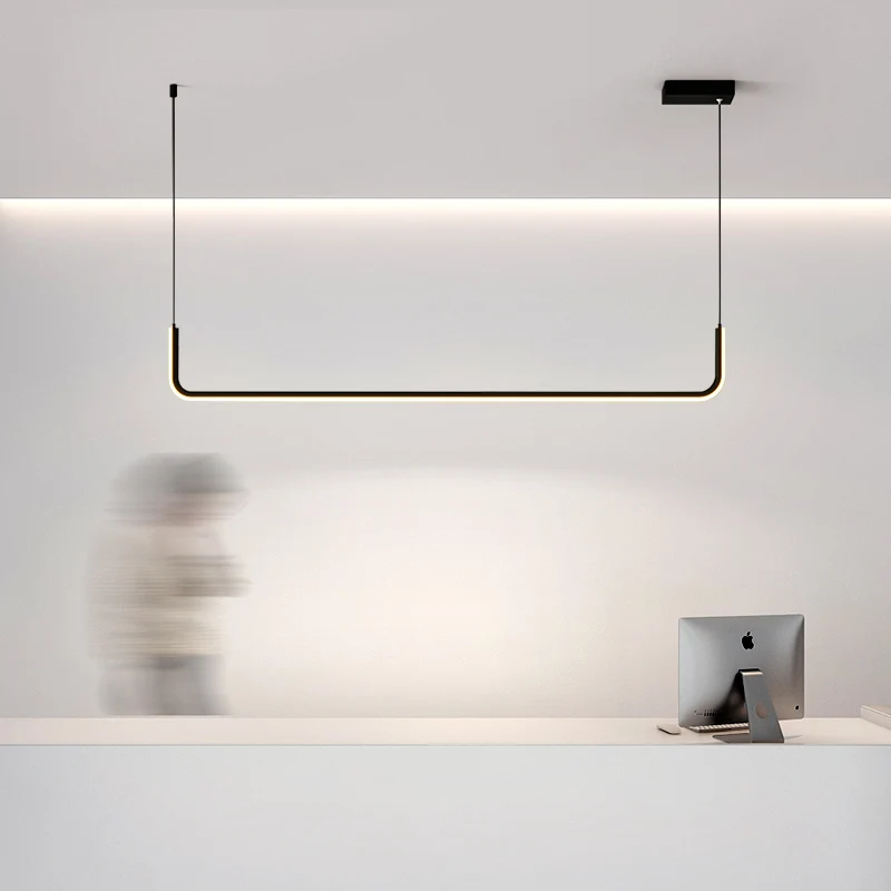 Lámpara Colgante LED moderna para cocina, lámpara Colgante De barra De Techo, para oficina, 220V