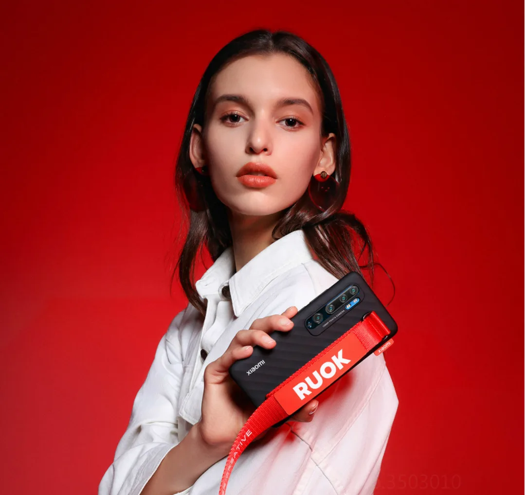 Оригинальный Xiaomi mi Note 10 Pro стример чехол синий черный Xio CC9 защитная оболочка для