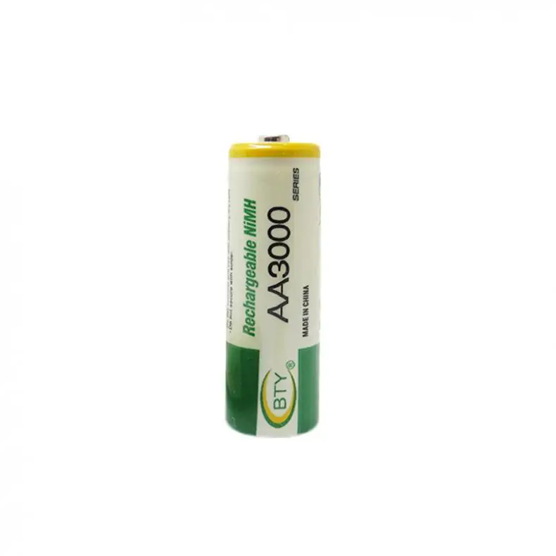 12 шт./лот AA батарея 3000mah 1 2 V перезаряжаемые ni-mh батареи с 1000 циклом для