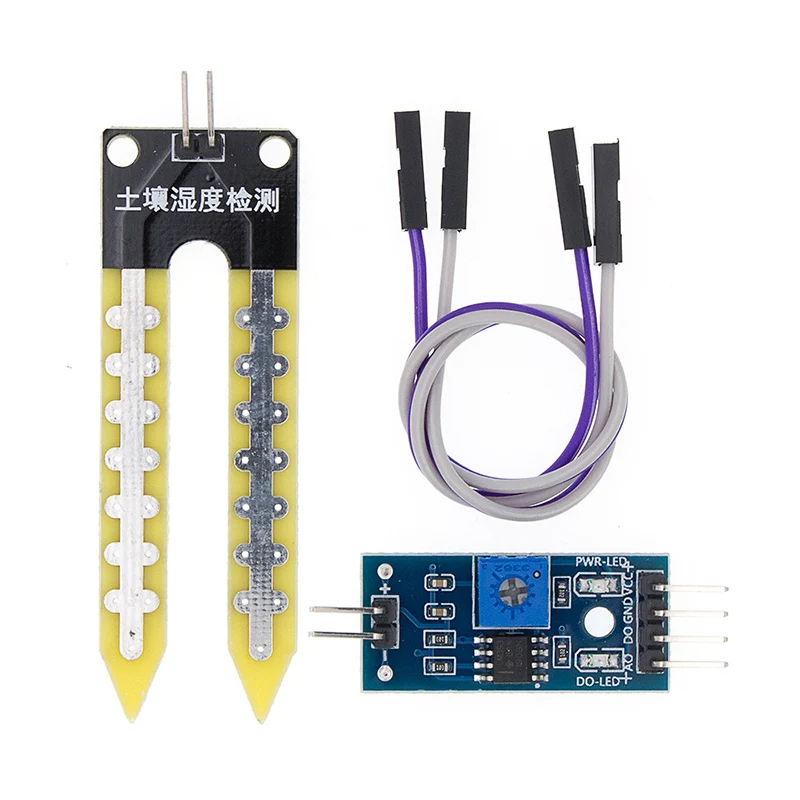 Soil sensor LM393 почвы гигрометр для определения влажности Датчик влажности модуль макетная плата DIY робот умный автомобиль для arduino - Цвет: Soil sensor